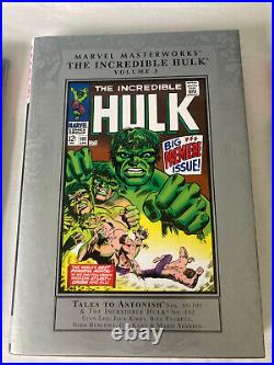 Marvel Masterworks Hulk Vol 1 4, All 1st Prints, Marvel, Great Condition