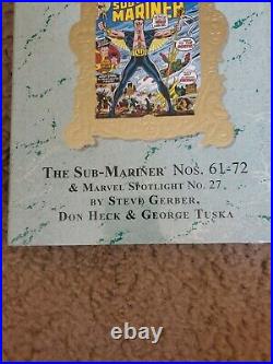 Marvel Masterworks Sub-mariner Vol 255 Hc Gold Foil Limited Print Sealed