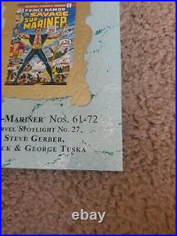 Marvel Masterworks Sub-mariner Vol 255 Hc Gold Foil Limited Print Sealed