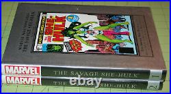Marvel Masterworks The Savage She-hulk Vol 1 2 Lot Hc Comic Book Hardcover Set