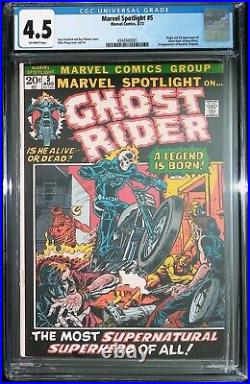 Marvel Spotlight #5 Vol 1 (1972) 1st Appearance of Ghost Rider CGC 4.5