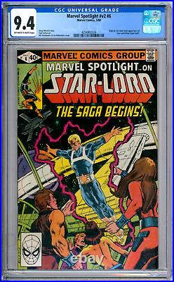 Marvel Spotlight Vol. 2 #6 CGC Graded 9.4 NM 1st Starlord In Comics Marvel 1980