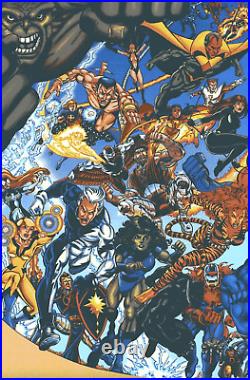 Marvel THE AVENGERS Vol 1 Direct Edition1998 Sign by Vey Perez Busiek Brevoort