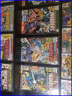Marvel The Invaders Vol. 1 Comic Book Lot #11-#41 Near COMPLETE KEY RUN 1st App