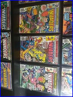 Marvel The Invaders Vol. 1 Comic Book Lot #11-#41 Near COMPLETE KEY RUN 1st App