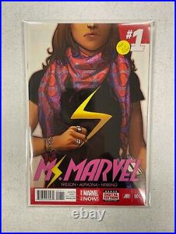 Marvel comic lot Ms. Marvel Vol 3 #1 First Printing NM Bagged Boarded