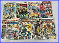 Marvel comic lot The Invaders vol 1 1975 1-41 FN-/VF bagged
