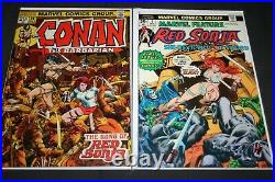 Marvel feature presents Red sonja 1-7 vol#1/ Conan 24 Red sonja 1st cover app