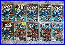 Moon Knight Volume 1 Marvel Comics Huge Lot 63 Books First Edition FN VF NM