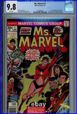 Ms. Marvel Vol 1 1 CGC 9.8 (NM/M) Marvel (1977) 1st Appearance