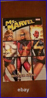 Ms Marvel Vol. 1 Vol. 9 comics collection TPB paperback (missing the Vol. 7)