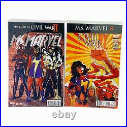 Ms Marvel Volume 4 Lot Issues 1-23 1st Print Kamala Kahn 5 6 7 8 9 0