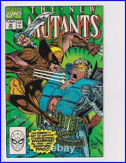 NEW MUTANTS VOL. 1, #93 (1990) NM WHITE PAGES-Double Signed-McFarlane + Liefeld