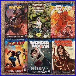 New Graphic Novel Lot Rebirth Deluxe HC Book Wonder Woman Vol 1 2 5 Flash Batman
