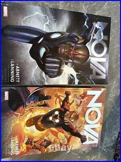 Nova Complete Collection Vol 1-2 Abnett Lanning Marvel Comics Cosmic TPB Lot OOP