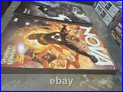 Nova Complete Collection Vol 1-2 Abnett Lanning Marvel Comics Cosmic TPB Lot OOP