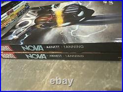 Nova Complete Collection Vol 1-2 Abnett Lanning Marvel Comics Cosmic TPB Lot OOP