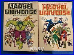 Official Handbook of the Marvel Universe TPB Volume 1-10 Complete 1986/87 Ed