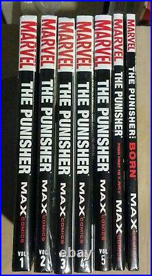 PUNISHER MAX COMPLETE GARTH ENNIS HARDCOVER Collection Vol 1 2 3 4 5+ NEW SEALED
