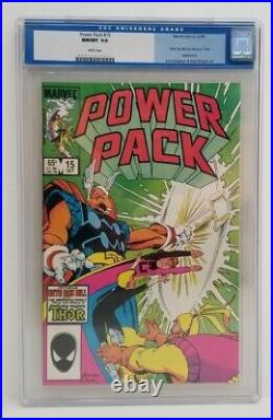 Power Pack Vol. 1 #15 October 1985 CGC 9.8 1st Graded Copy! Old Label