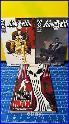 Punisher Max Complete Collection Vol 5 6 7 Tpb Omnibus Jason Aaron RARE OOP