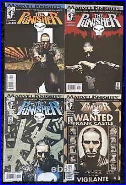 Punisher Vol. 4 #1-4, Vol. 5 #1-12, Vol. 6 #1-37 COMPLETE Marvel Knights SETS