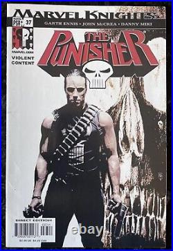 Punisher Vol. 4 #1-4, Vol. 5 #1-12, Vol. 6 #1-37 COMPLETE Marvel Knights SETS