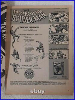 SPECTACULAR SPIDERMAN VOLUME 1 NUMBER 1 july 1968 STAN LEE MARVEL retro Early