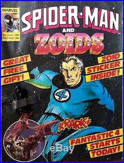 SPIDER-MAN & ZOIDS (Volume 2) Complete Set Issue 1 50 all with free gifts