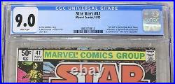 STAR WARS vol. 1 (1977) #41 CGC 9.0 1st Yoda in comics (Marvel Comics)