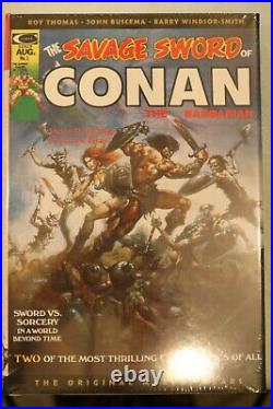 Savage Sword of Conan Volume 1 Omnibus Thomas DM Boris Vallejo Cover SEALED OOP