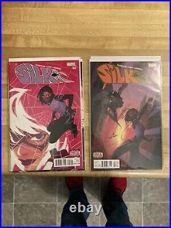 Silk Comic Book Collection CBCS Graded Amazing Spider Man 4 Signature Vol 1,2,3