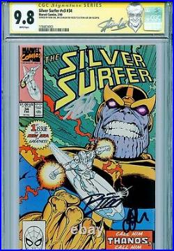 Silver Surfer Vol 3 34 CGC 9.8 SS X3 Stan Lee Ron Lim Jim Starlin Thanos Return