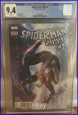 Spider-Man 2099 1 CGC 9.4 2015 Vol 3 FA White Suit Miguel Ohara Spiderverse