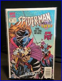 Spider-Man Vol 1 Comic Lot of 24 Marvel Comics (1990+) Keys Included