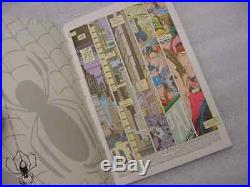 Spiderman Platinum Edition Aug 1990 No. 1 Vol. 1 with Letter from Marvel