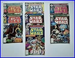 Star Wars (1977) Marvel Comics 7 Issue Lot. VOLUME One! Darth Vader, Chewbacca