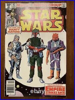 Star Wars #42 NEWSSTAND edition 1st Boba Fett (Marvel, vol 1 1980) 1st Print