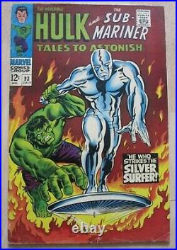 Tales To Astonish (vol 1) #93 Silver Surfer Vs Hulk July 1967 Vg