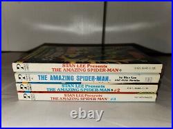 The Amazing Spider-Man 1977 Pocket Book Vol. 1 2 3 Lot + Marvel Comics Kangaroo