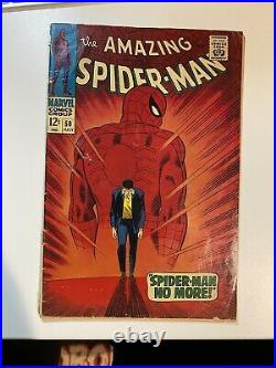 The Amazing Spider-Man #50 Vol 1 1st App of the Kingpin 1967 Marvel Comic Group