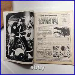 The Deadly Hands of Kung Fu #19 (Vol 1 1975) 1st White Tiger