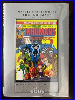The Inhumans Marvel Masterworks Vol. 2 HC Signed & Sketch George Perez + 2 more