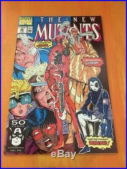 The New Mutants vol 1 # 98 High Grade 1st App DEADPOOL Marvel Comics
