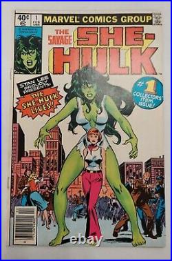 The Savage She-Hulk #1 and #2 Vol. 1 + Sensational She-Hulk #1 VF or Better Lot