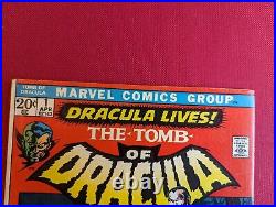The Tomb of Dracula Vol 1 #1 (April 1972) KEY Issue 1st Dracula in Marvel Comics