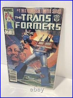 The Transformers Vol 1 #1 of 4 September 1984 Limited Series Marvel Comic Book