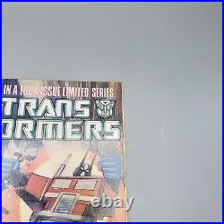 The Transformers Vol 1 #1 of 4 September 1984 Limited Series Marvel Comic Book