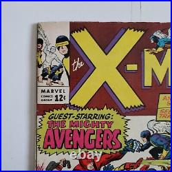 The X-Men #9 Vol. 1 (1963) 1965 Marvel Comics Avengers Crossover