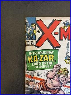 The X-Men Vol 1 #10 (1965) 1st Silver Age Appearance of Ka-Zar Marvel FA/GD